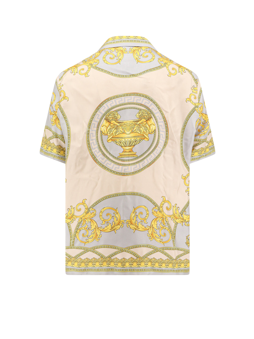 Silk shirt with La Coupe Des Dieux print