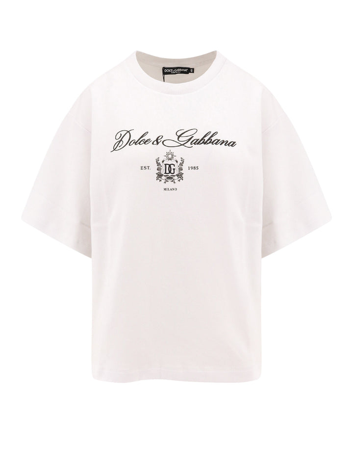 Rib-Coté t-shirt with Monogram embroidery