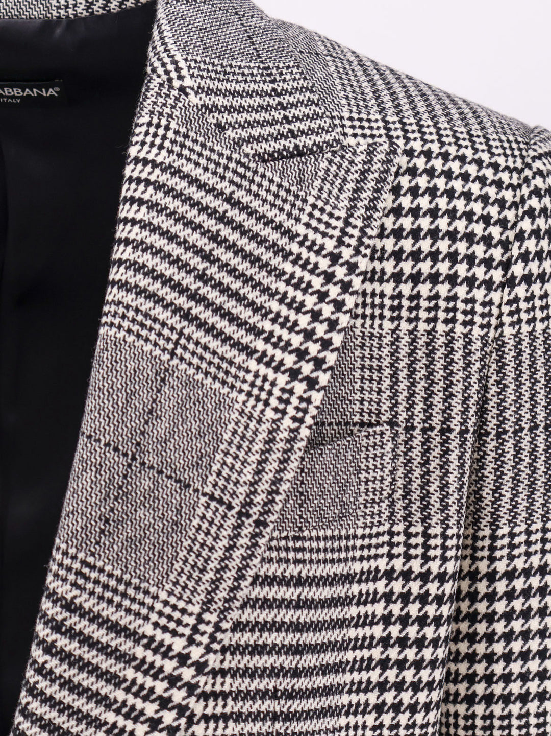 Prince of Wales wool and cashmere blazer