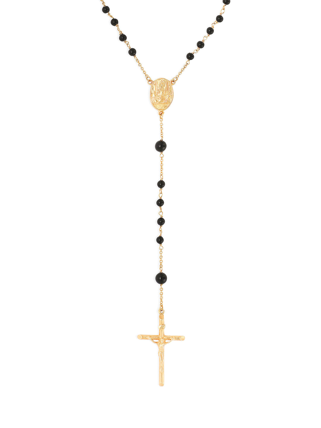 Brass Rosary with natural stones