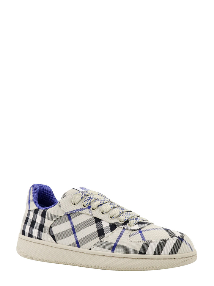 Canvas sneakers with Burberry Check motif