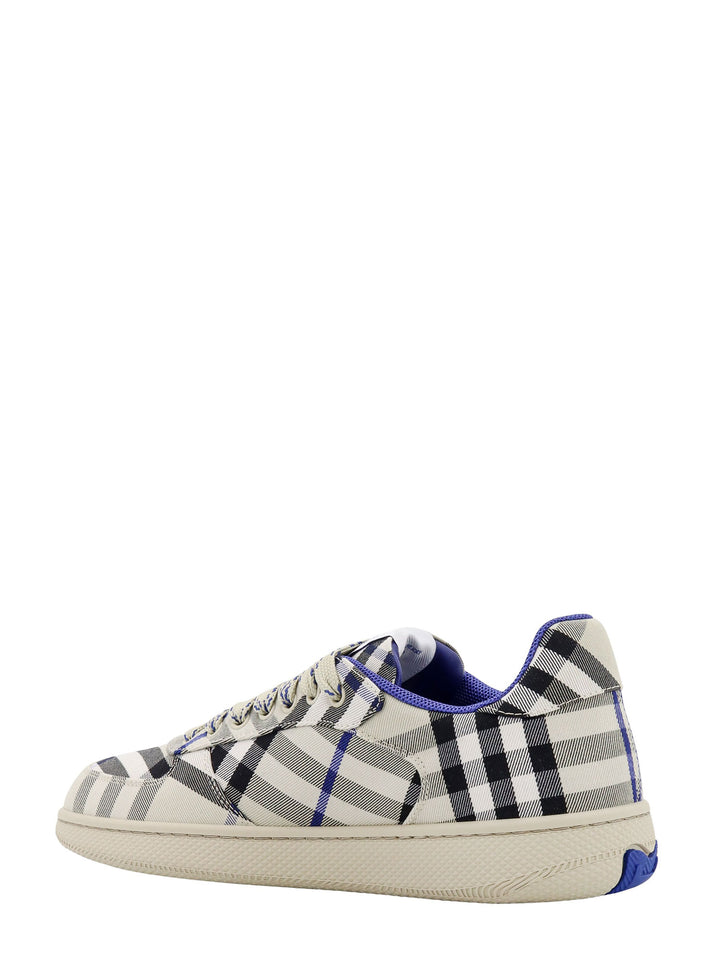 Canvas sneakers with Burberry Check motif