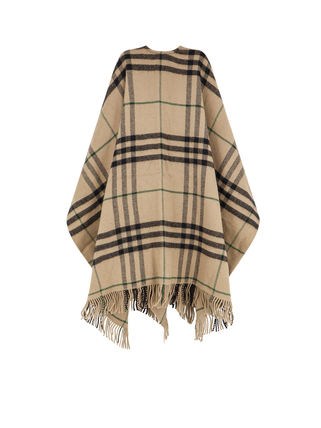 Wool and cashmere cape