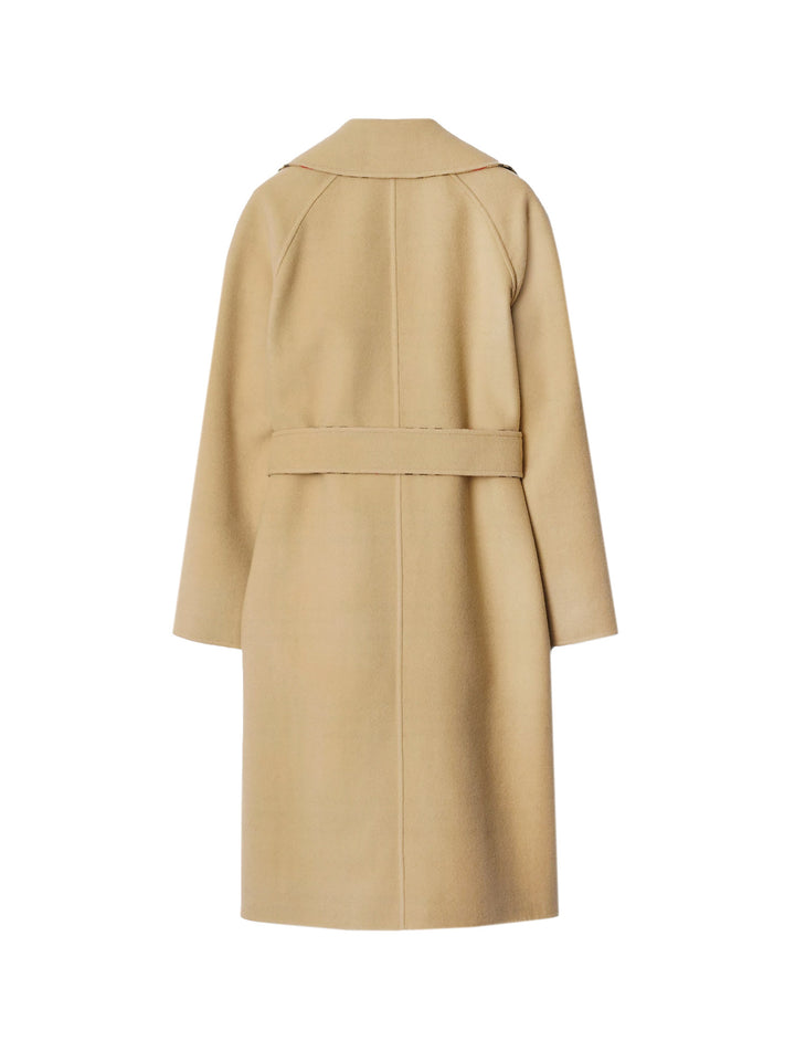 Reversible wool coat