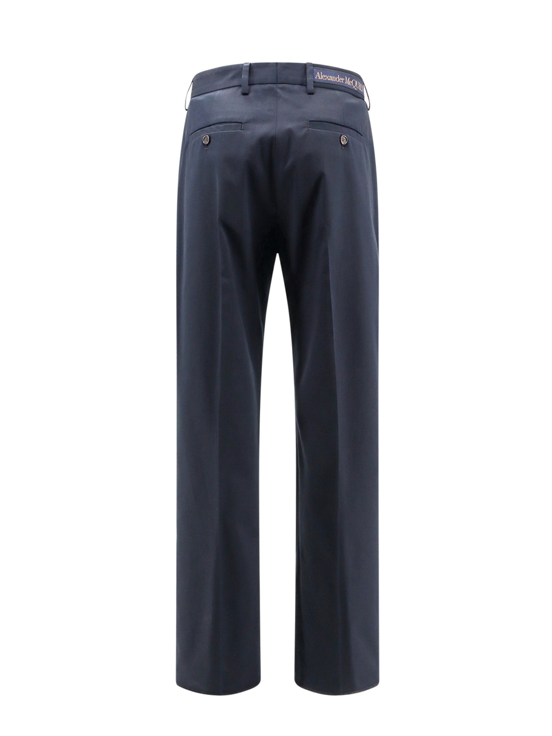 Cotton trouser with logo detail