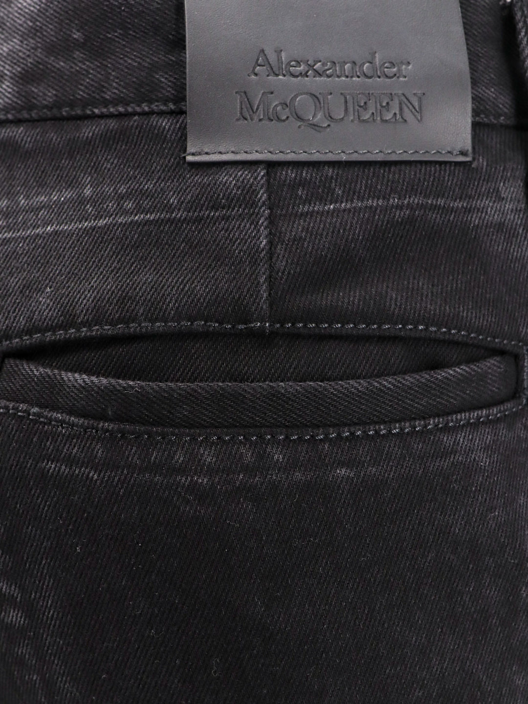 Black denim trouser