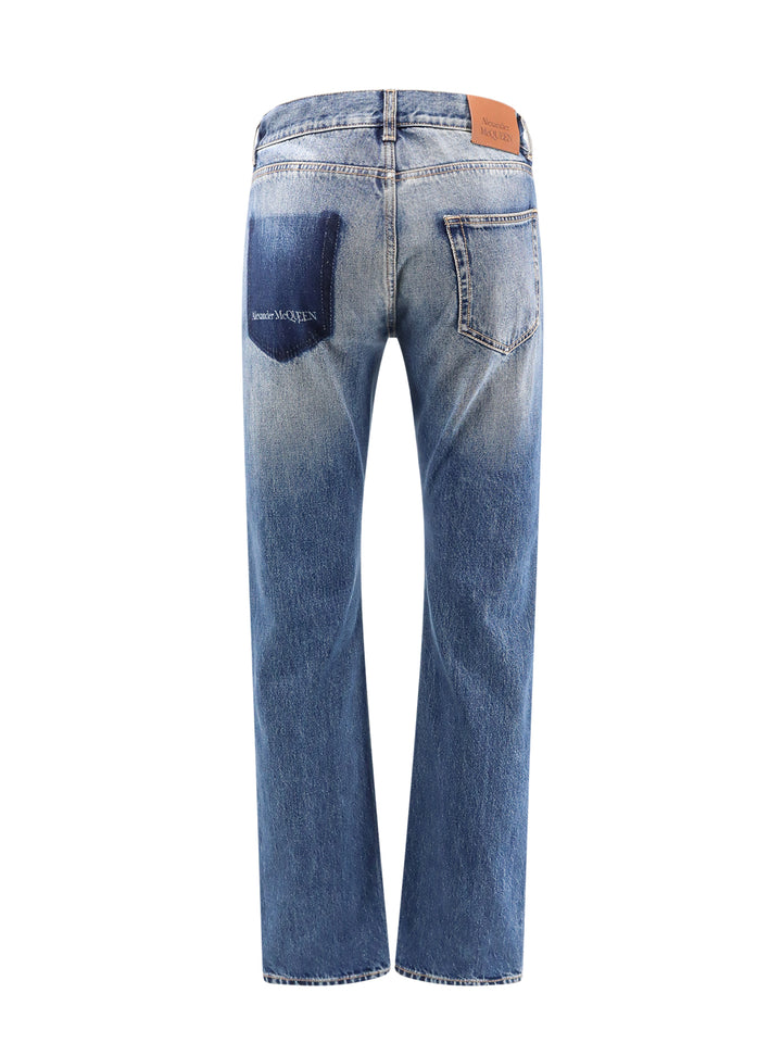 Five pockets cotton jeans