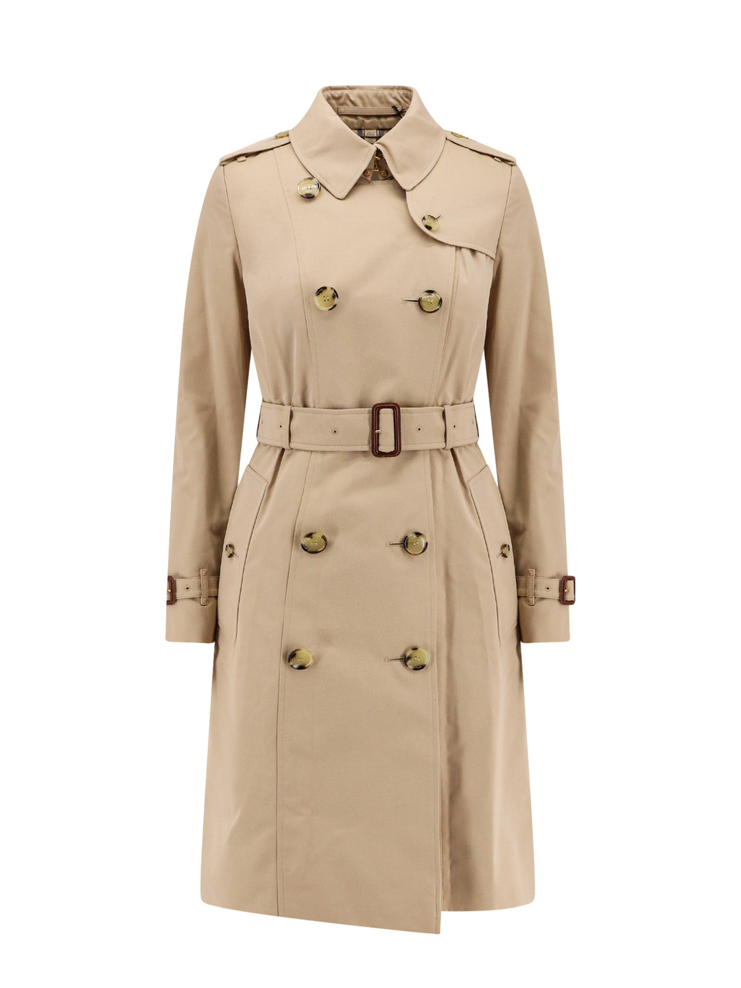 Heritage Chelsea biologic cotton trench with check lining