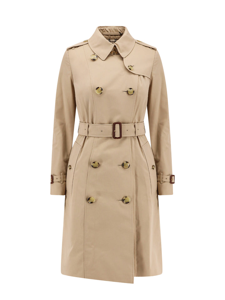 Heritage Chelsea biologic cotton trench with check lining