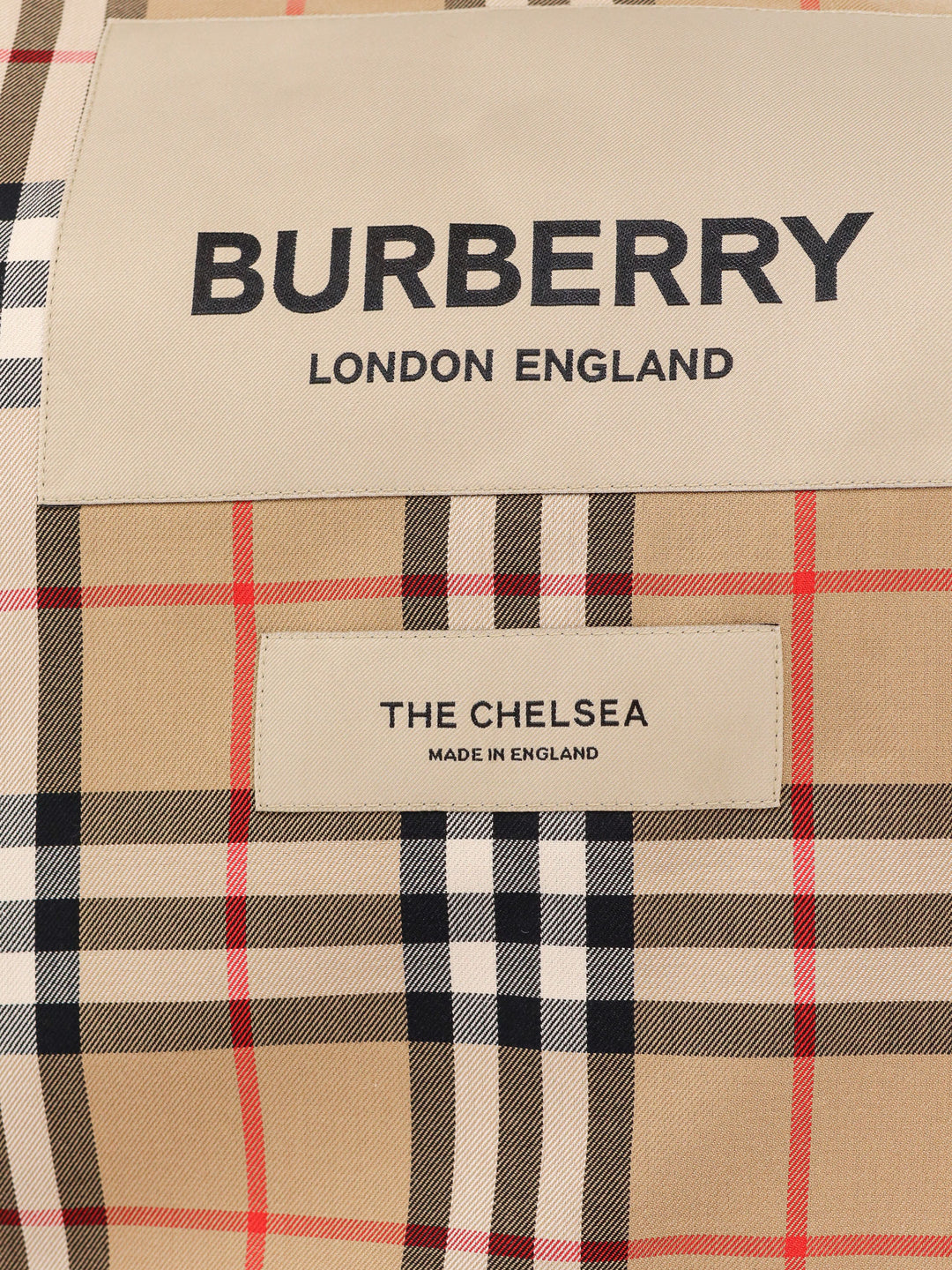 Heritage Chelsea biologic cotton trench with check lining