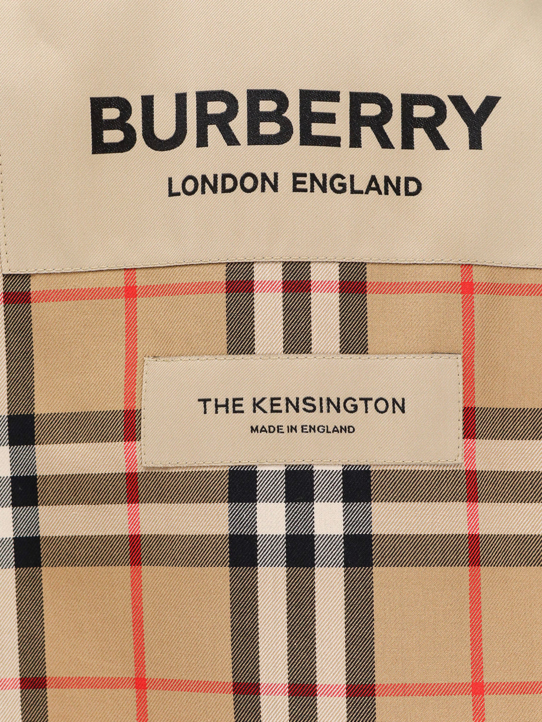 Heritage Kensington cotton trench with Check lining