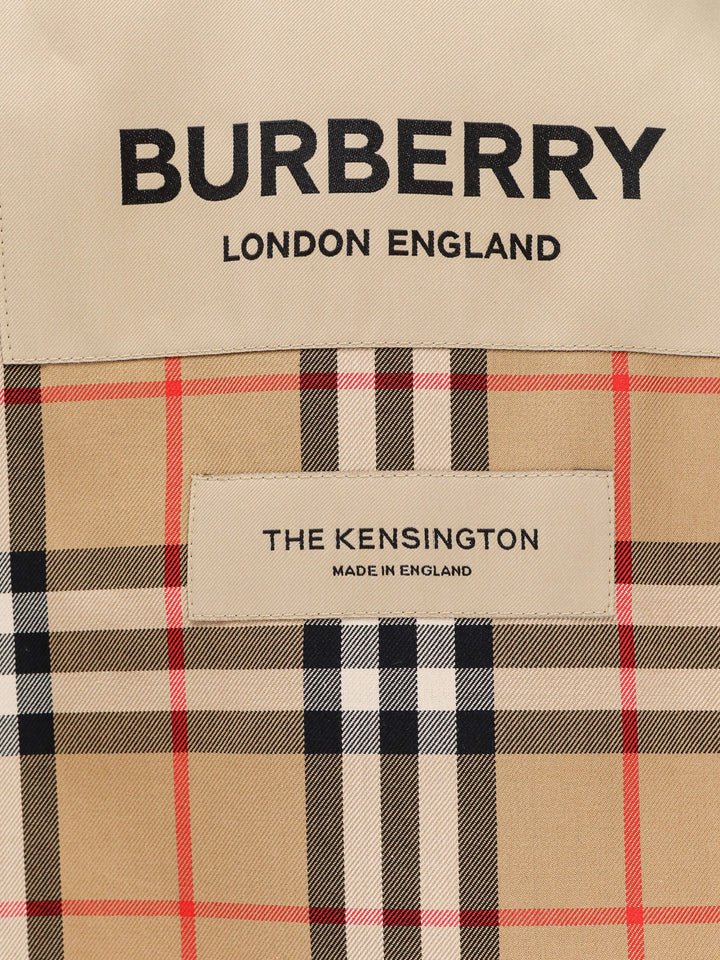 Heritage Kensington cotton trench with Check lining