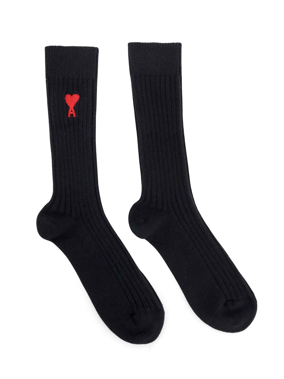 Organic cotton socks with embroidered monogram