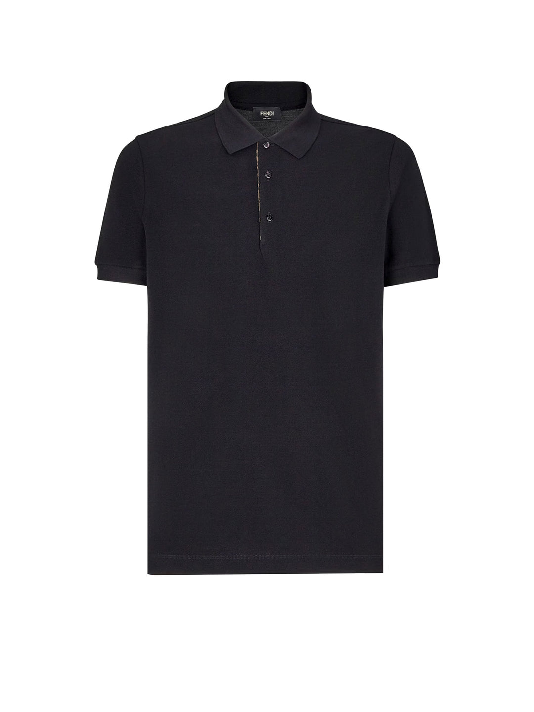 Piquet cotton polo shirt