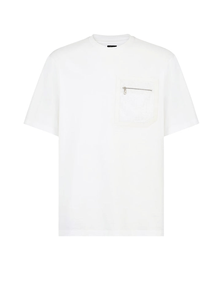 Cotton t-shirt with FF detail