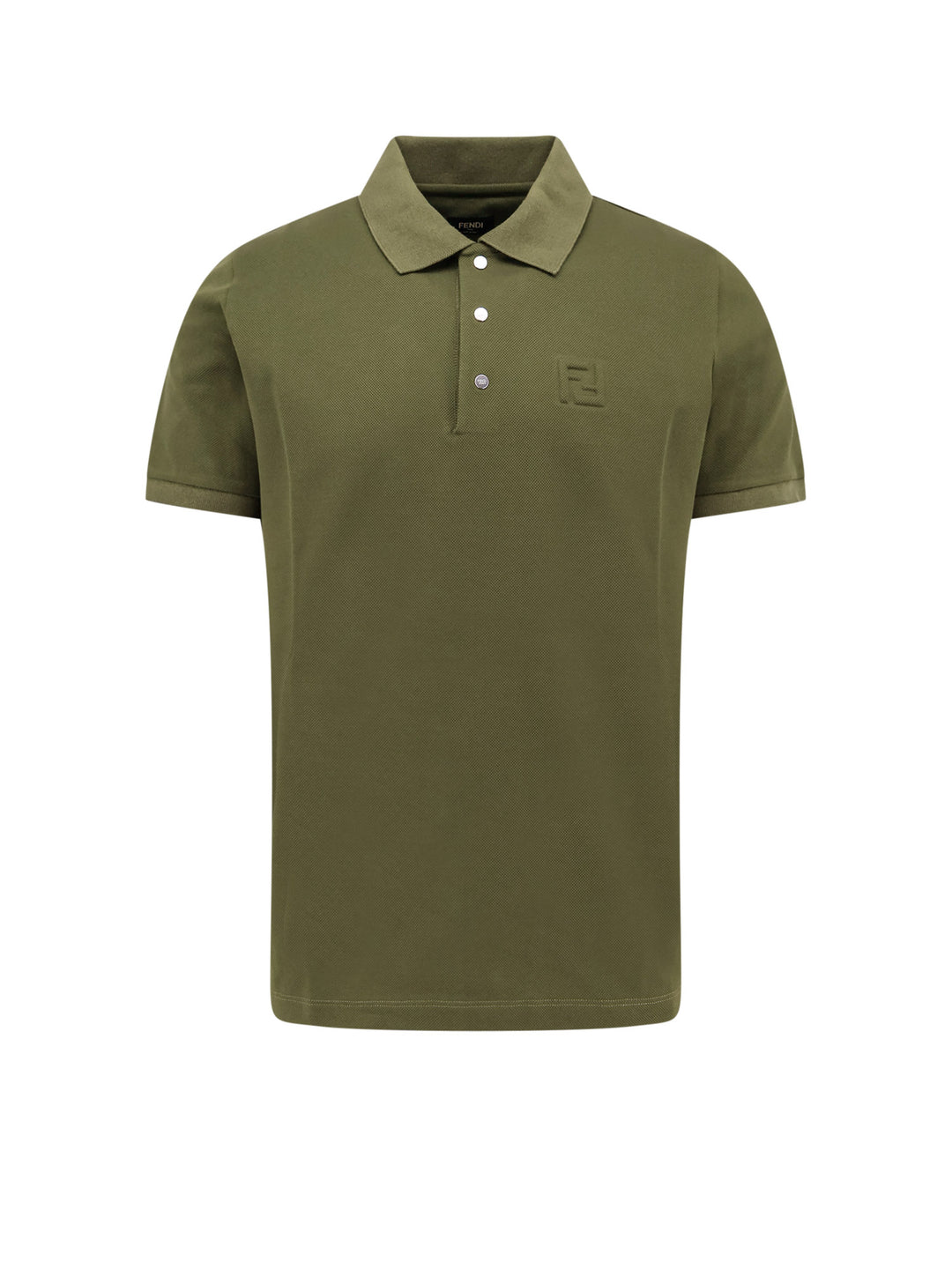 Polo shirt with FF embossed logo