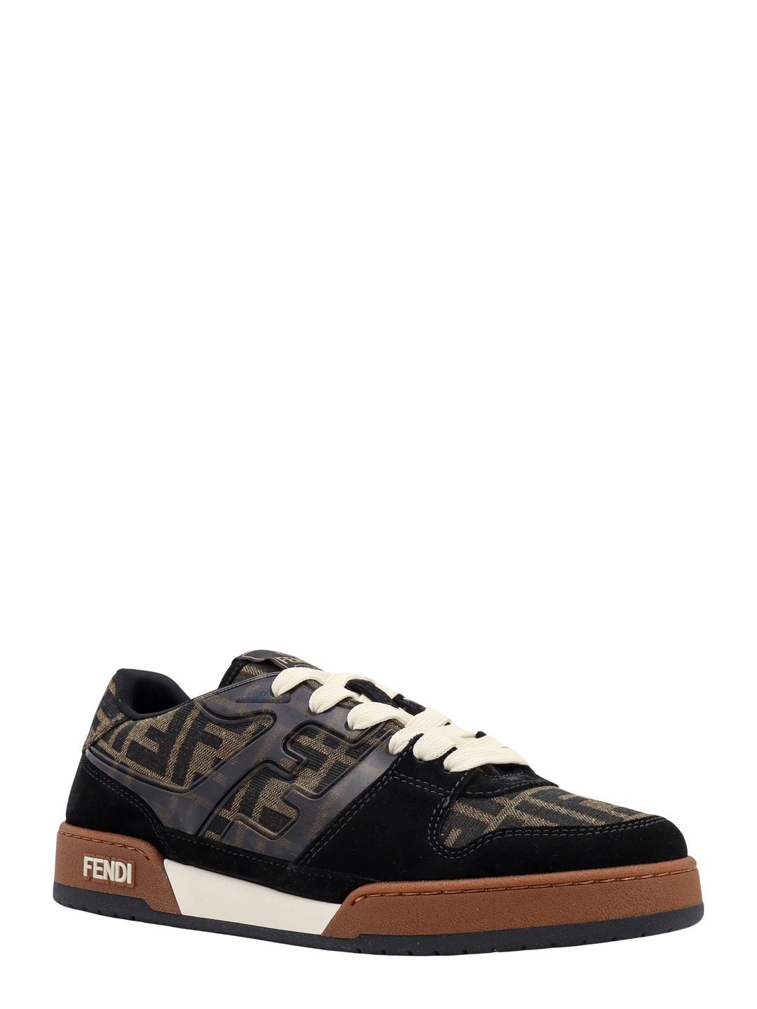 FF fabric and suede sneakers