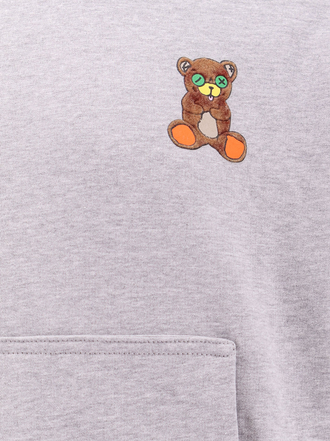 Cotton sweatshirt with iconic frontal Bear