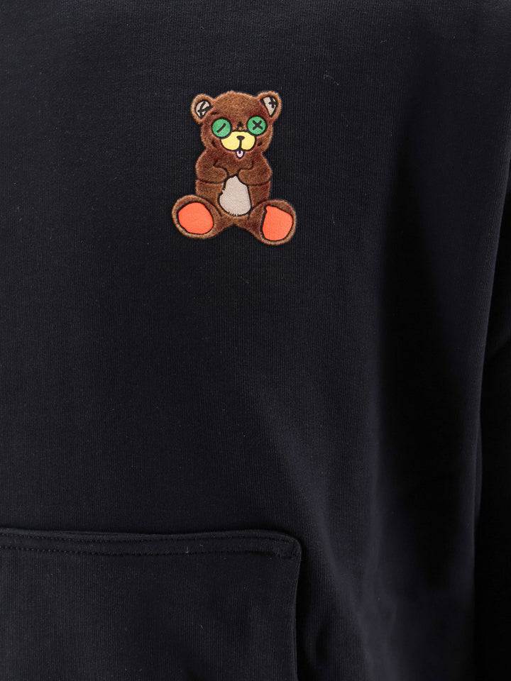 Cotton sweatshirt with iconic frontal Bear