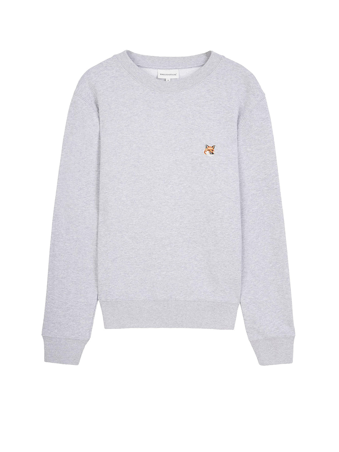 Cotton sweatshirt with iconic frontal patch