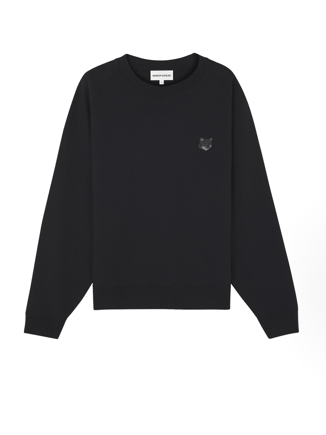 Cotton sweatshirt with iconic patch