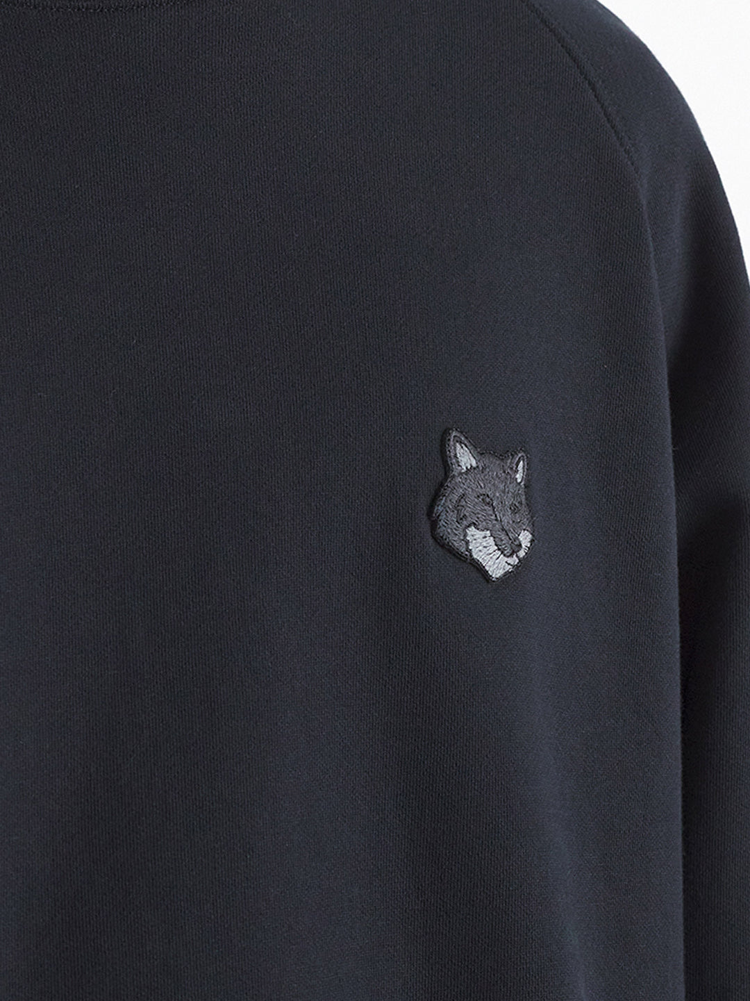 Cotton sweatshirt with iconic patch