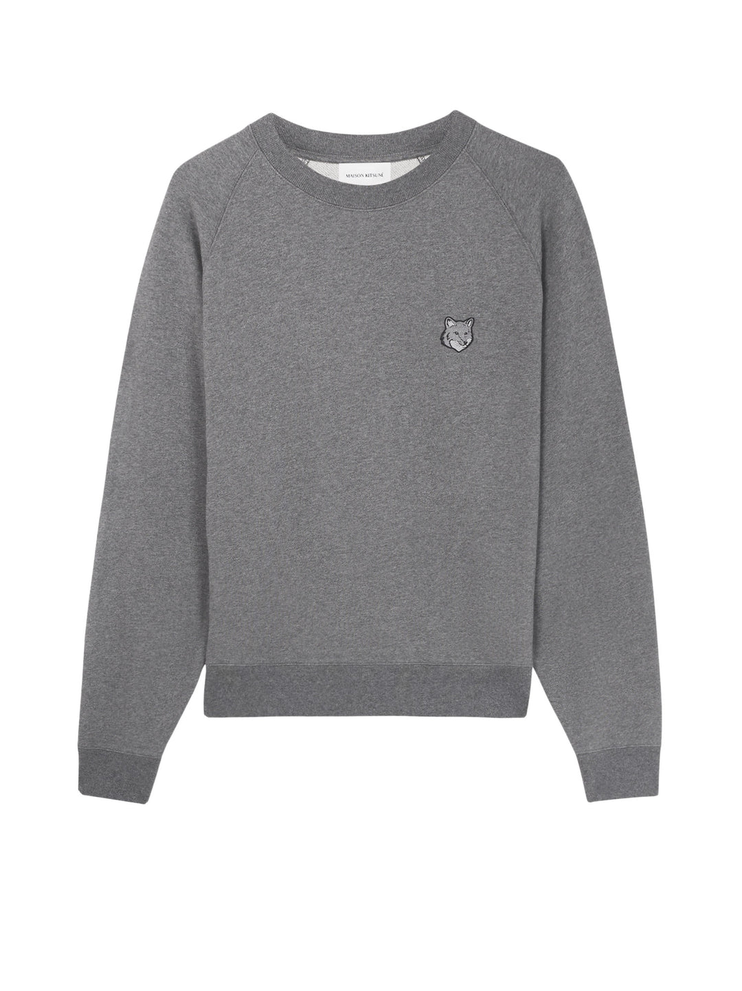 Cotton sweatshirt with iconic patch