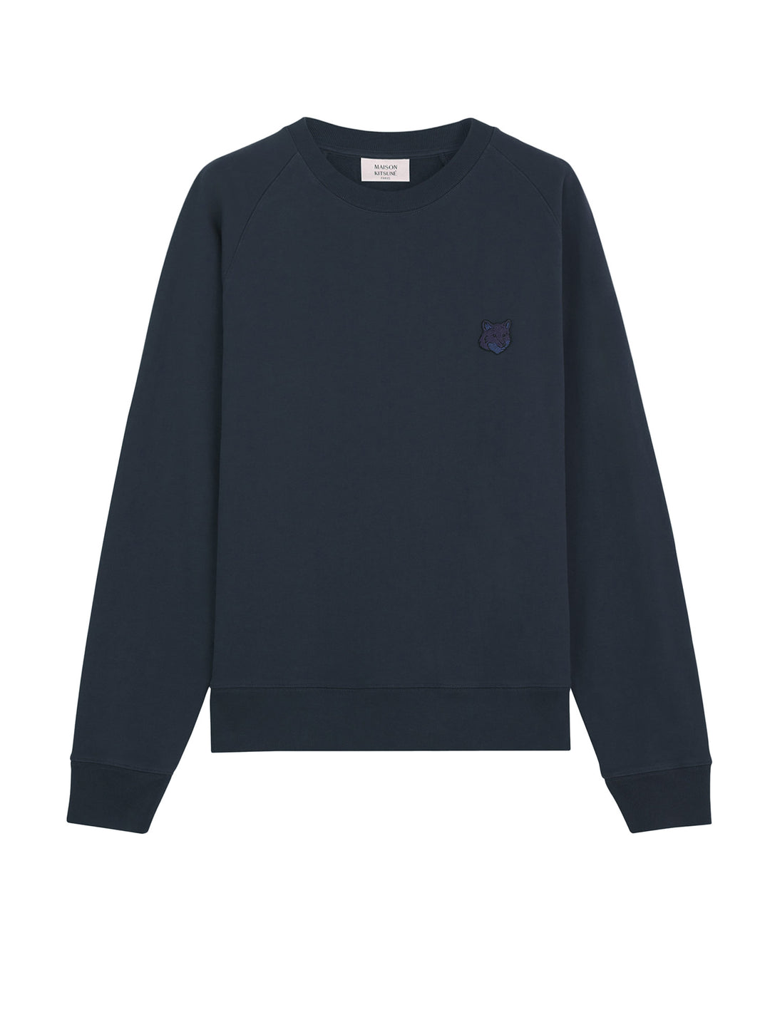 Cotton sweatshirt with iconic patch