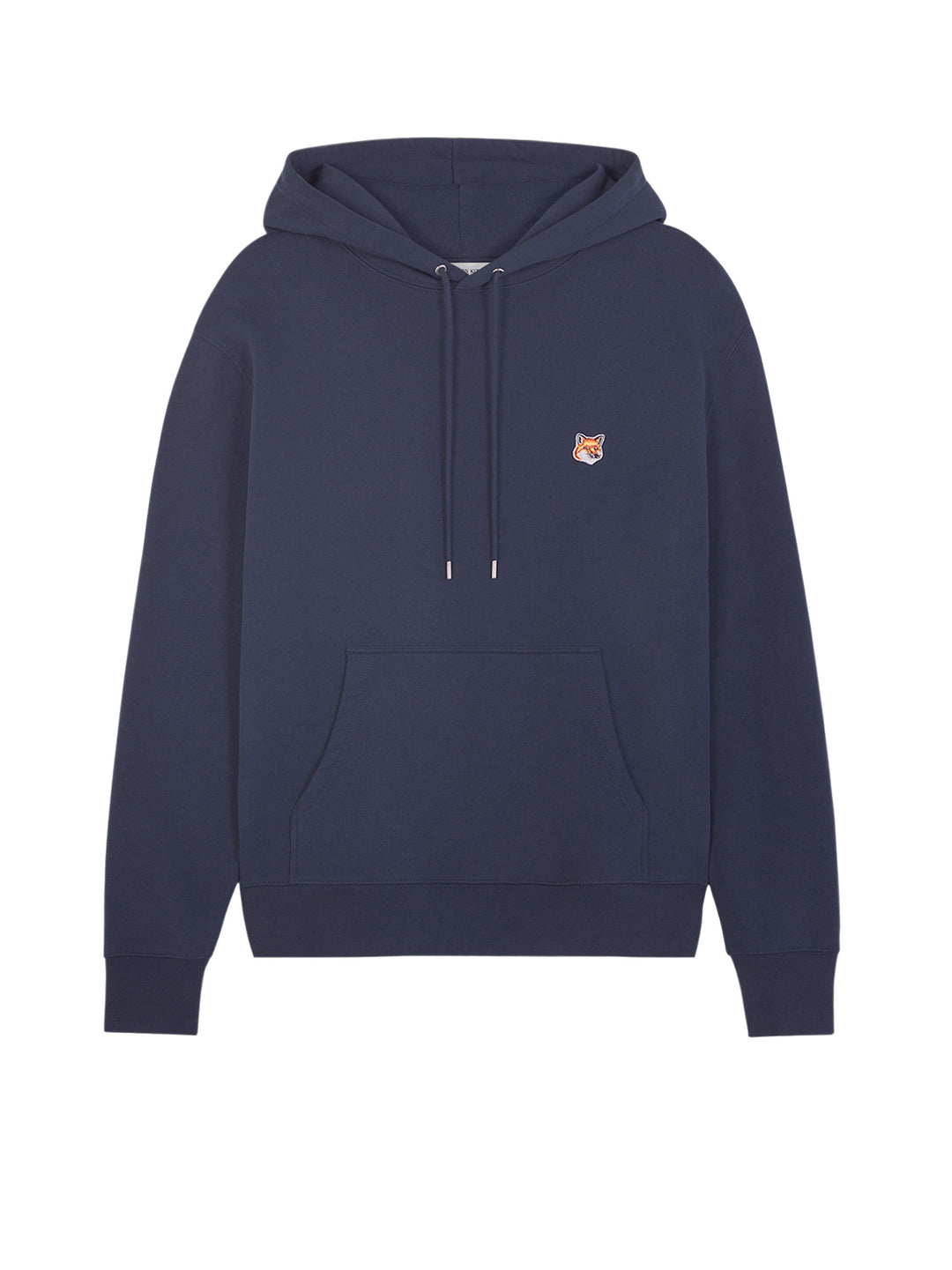 Cotton sweatshirt with iconic embroidered logo on the front