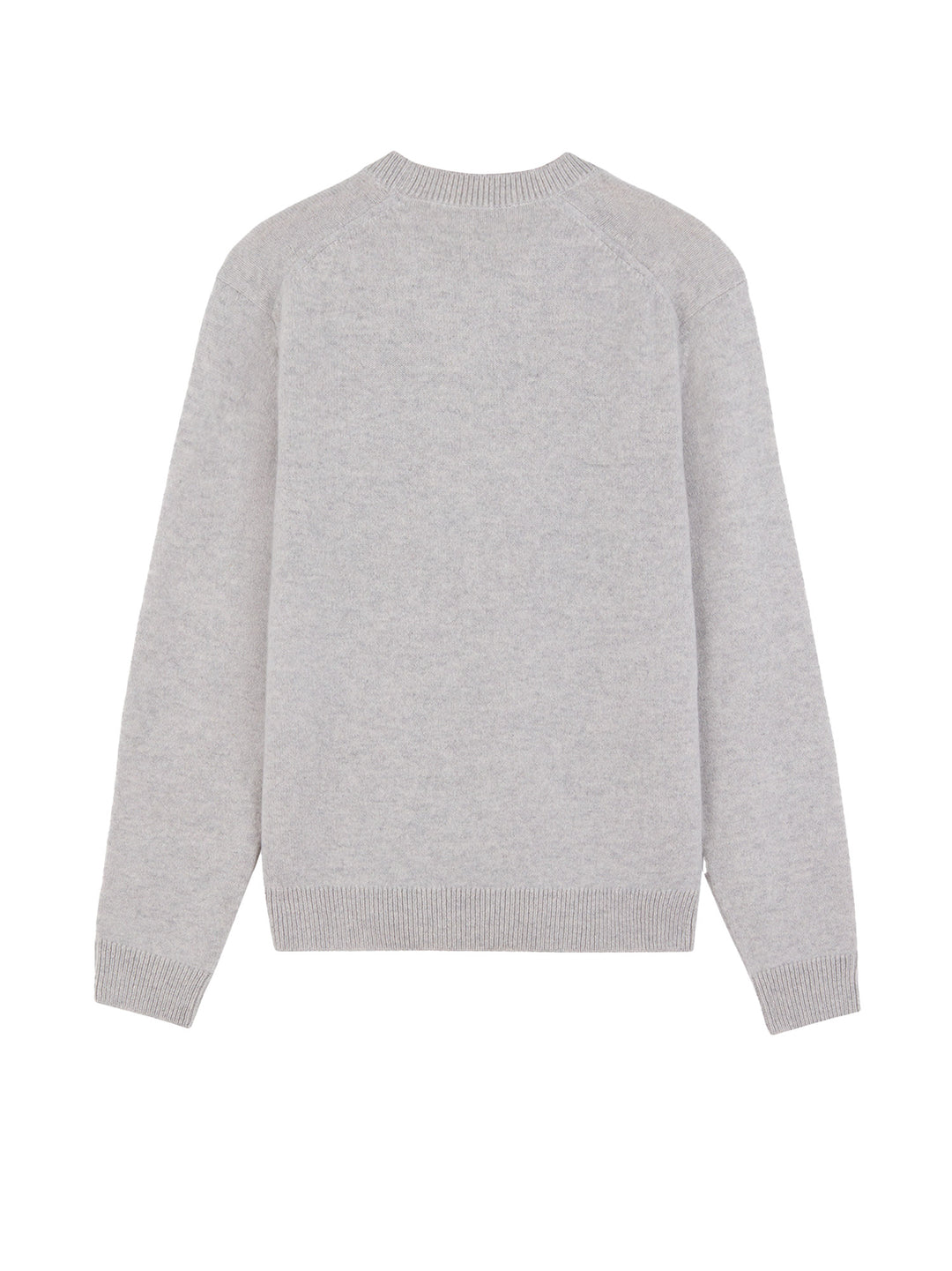 Melange wool sweater with iconic Foxy patch on the front