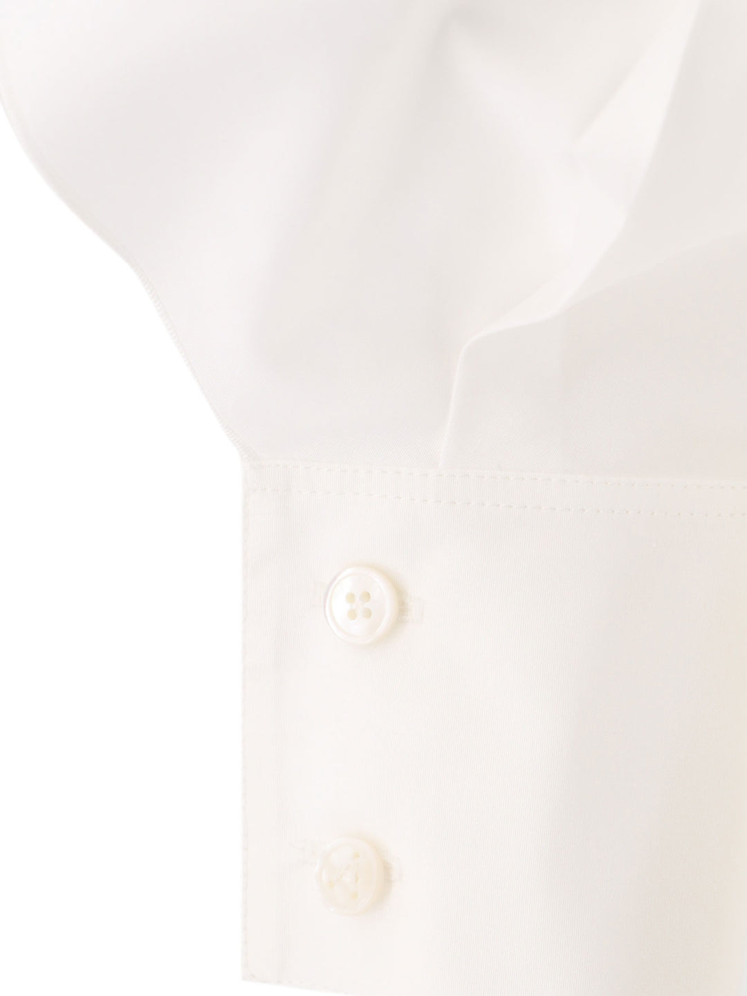 Cotton shirt with cut-out detail