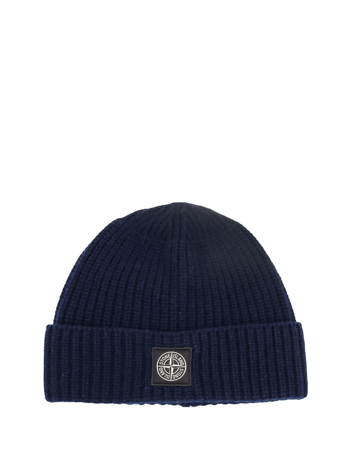 Virgin wool hat with logo