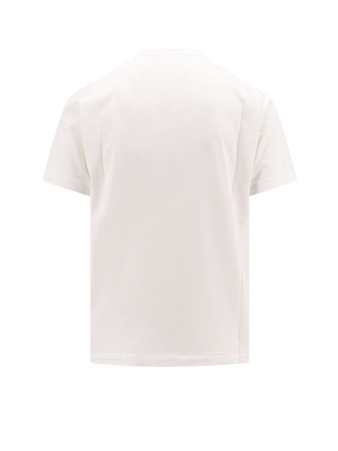 Cotton t-shirt with logo patch