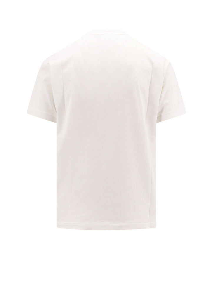 Cotton t-shirt with logo patch