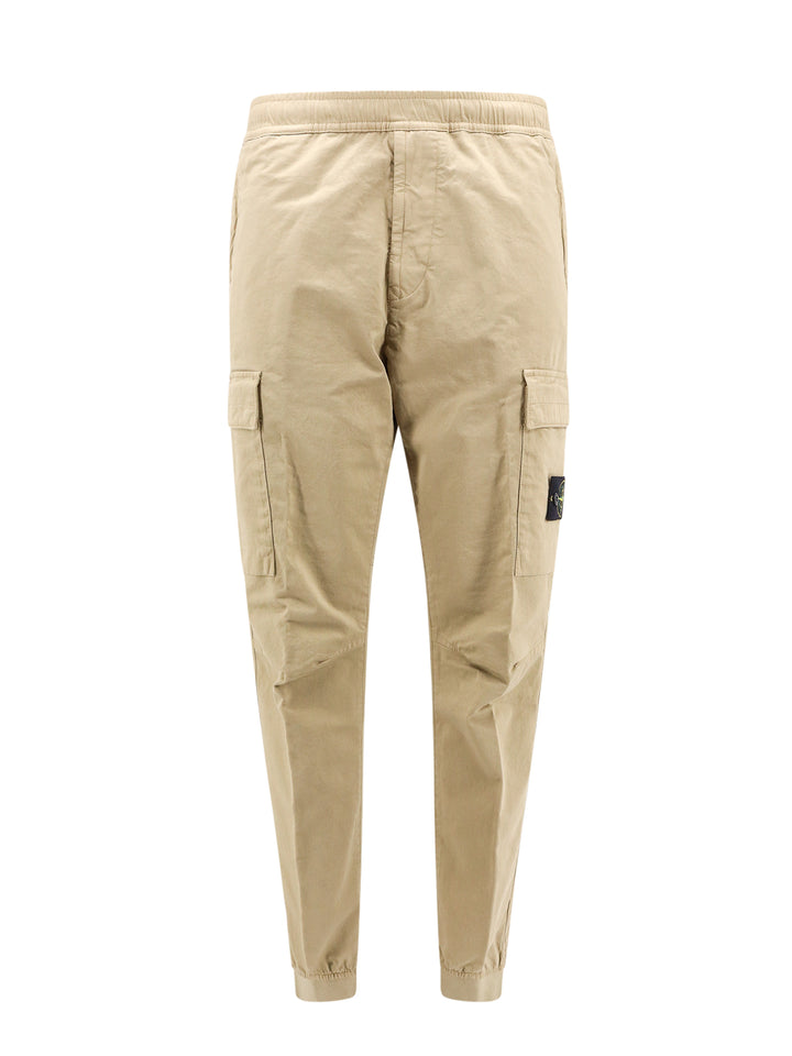 Cargo cotton blend trouser