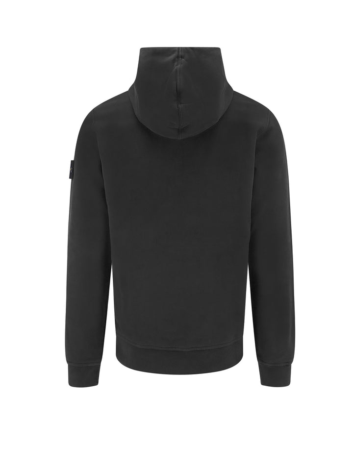 Organic cotton sweatshirt with hood