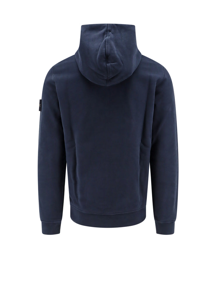 Organic cotton sweatshirt with hood