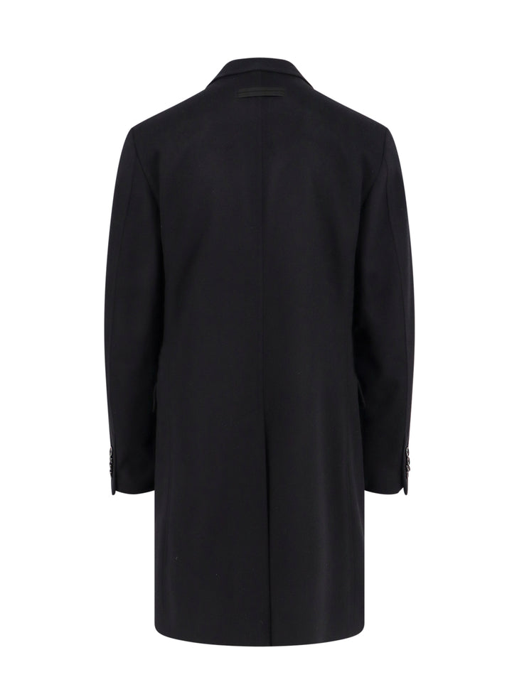 Wool and cashmere coat