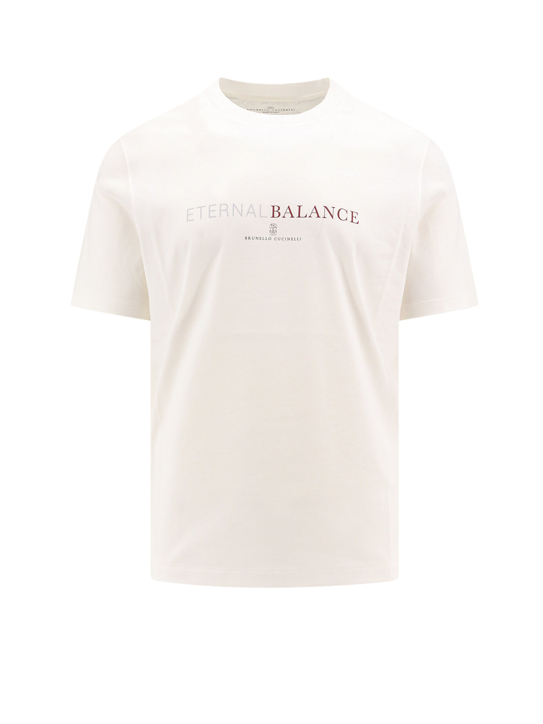 Cotton t-shirt with Eternal Balance print