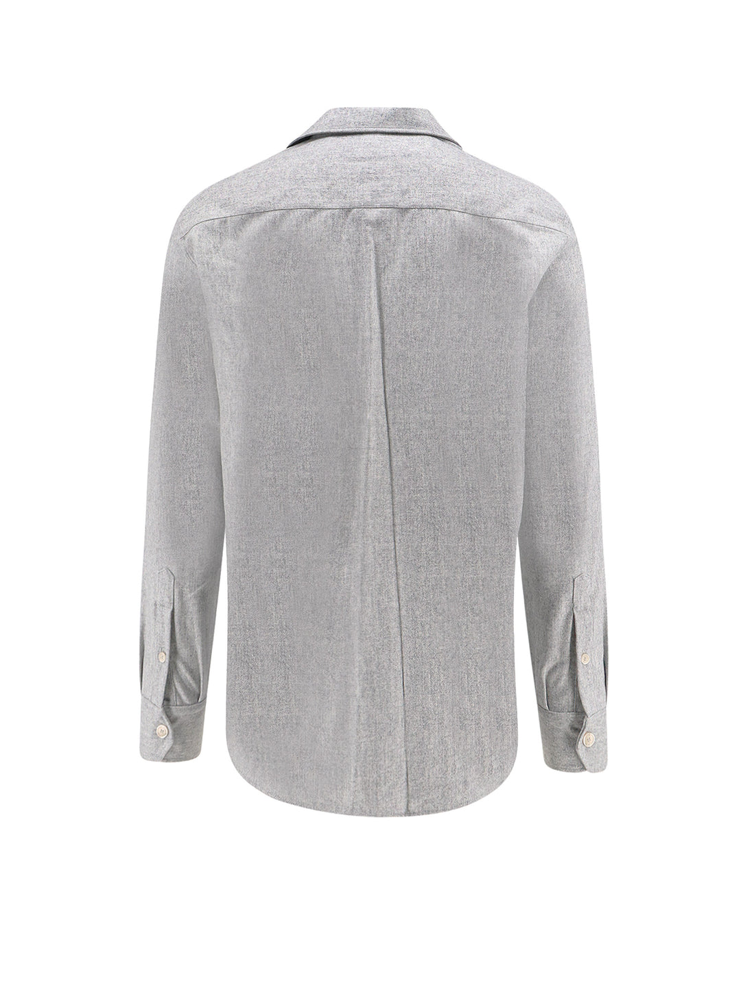 Mélange virgin wool shirt