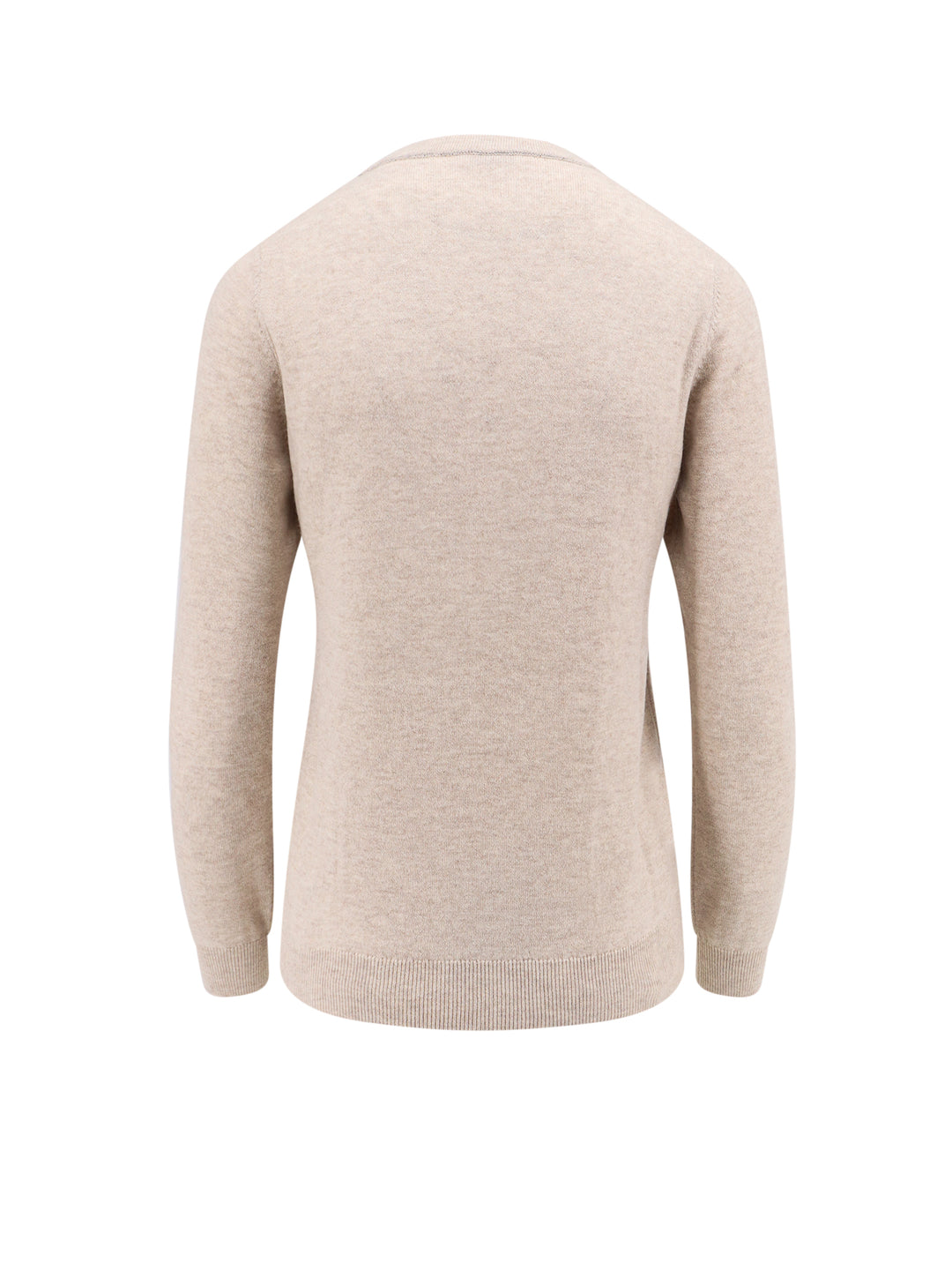 Cashmere sweater with Monili detail