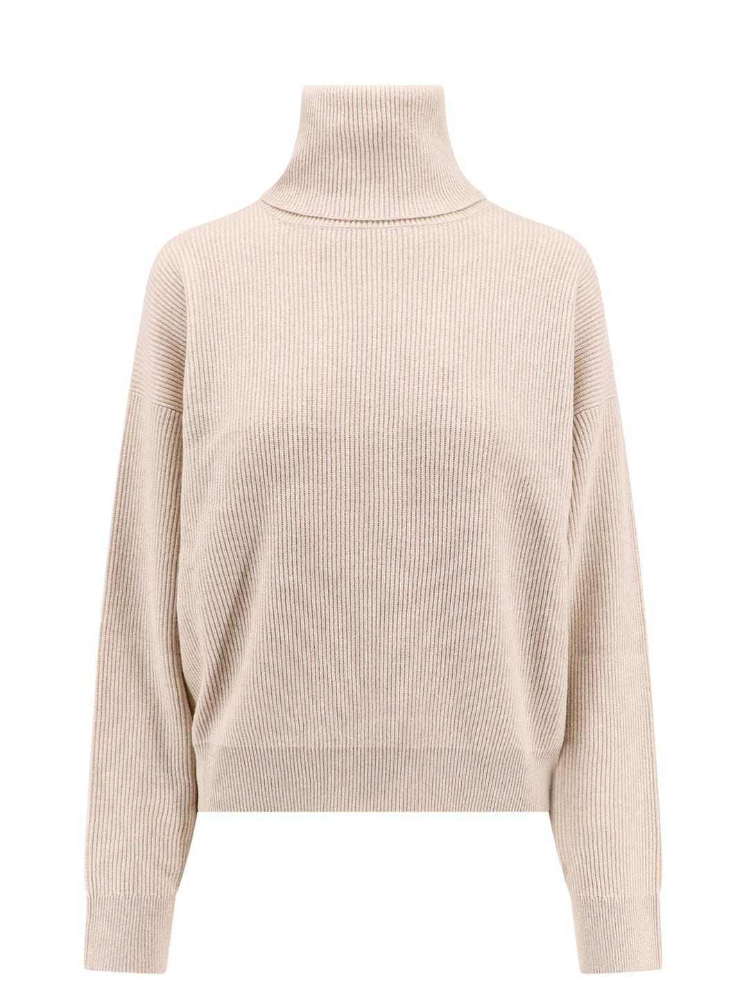 Virgin wool, cashmere and silk sweater