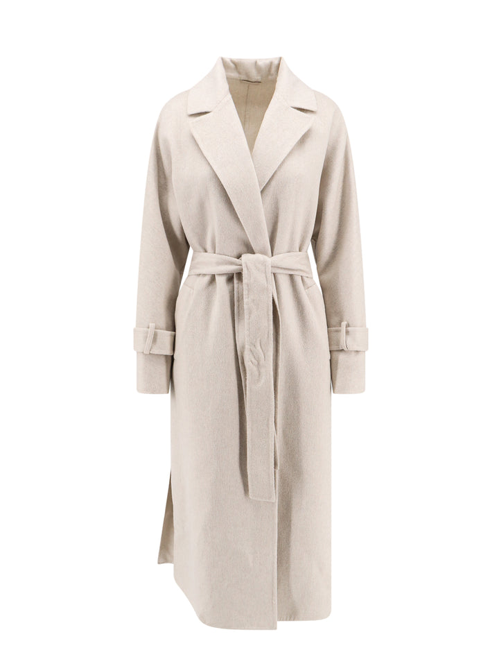 Unlined cashmere coat