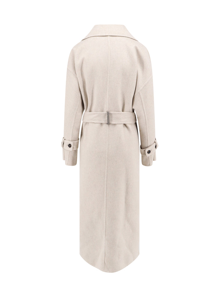 Unlined cashmere coat