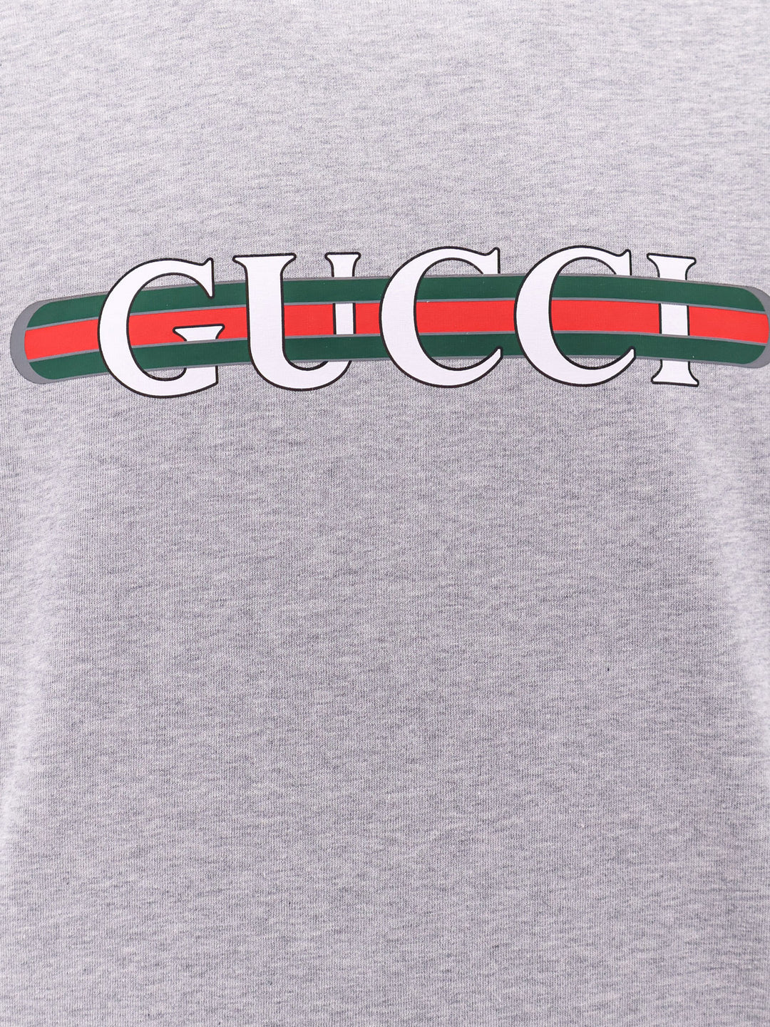 Cotton t-shirt with Gucci Web print