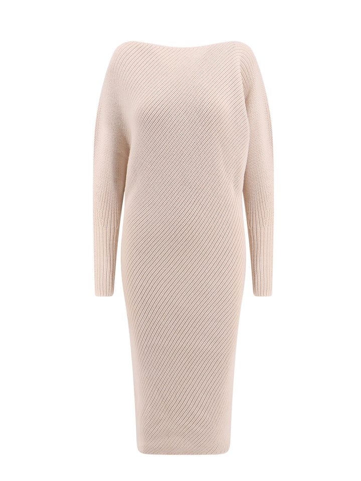 Ribbed wool dress