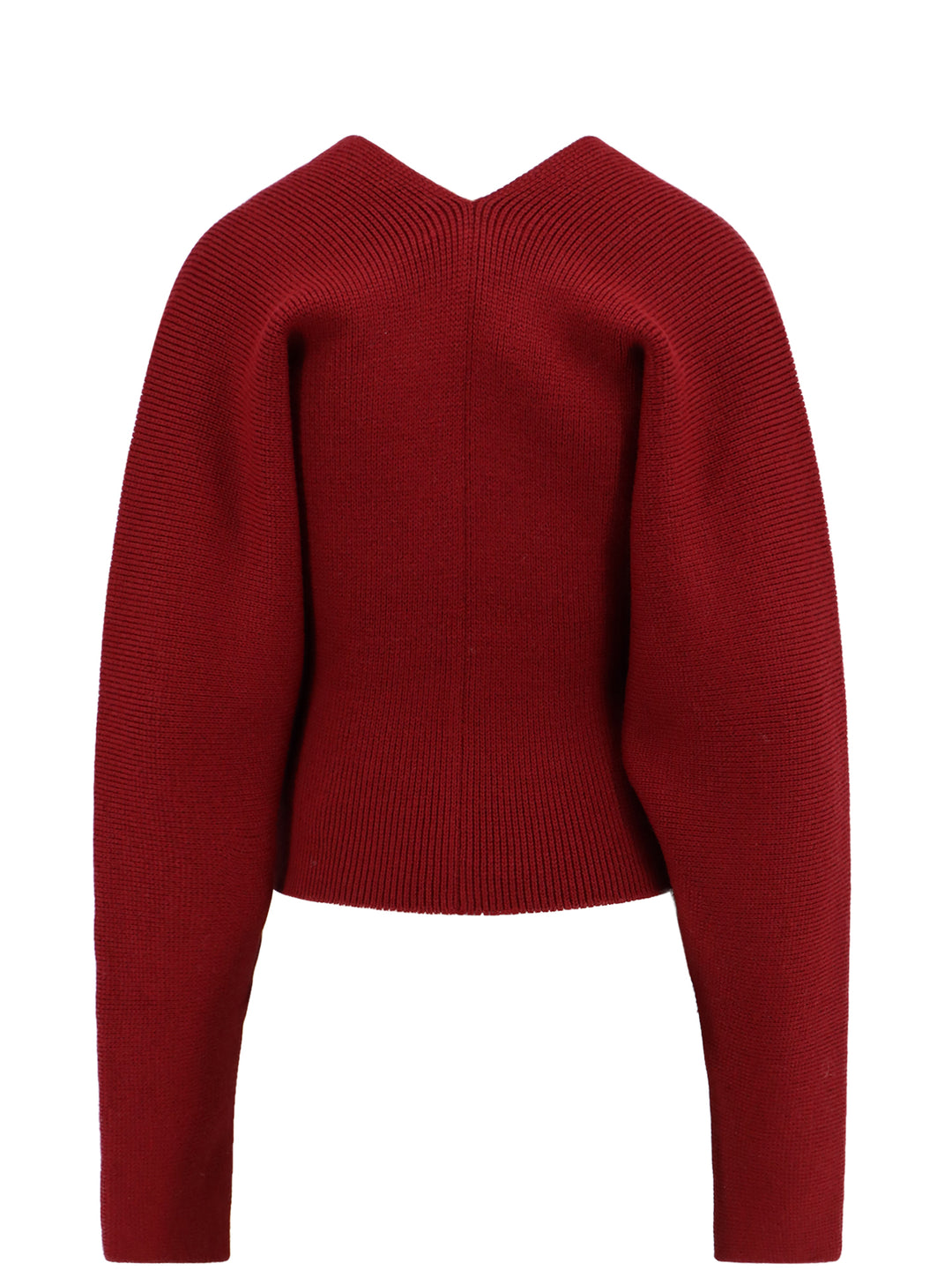 Ribbed wool blend sweater