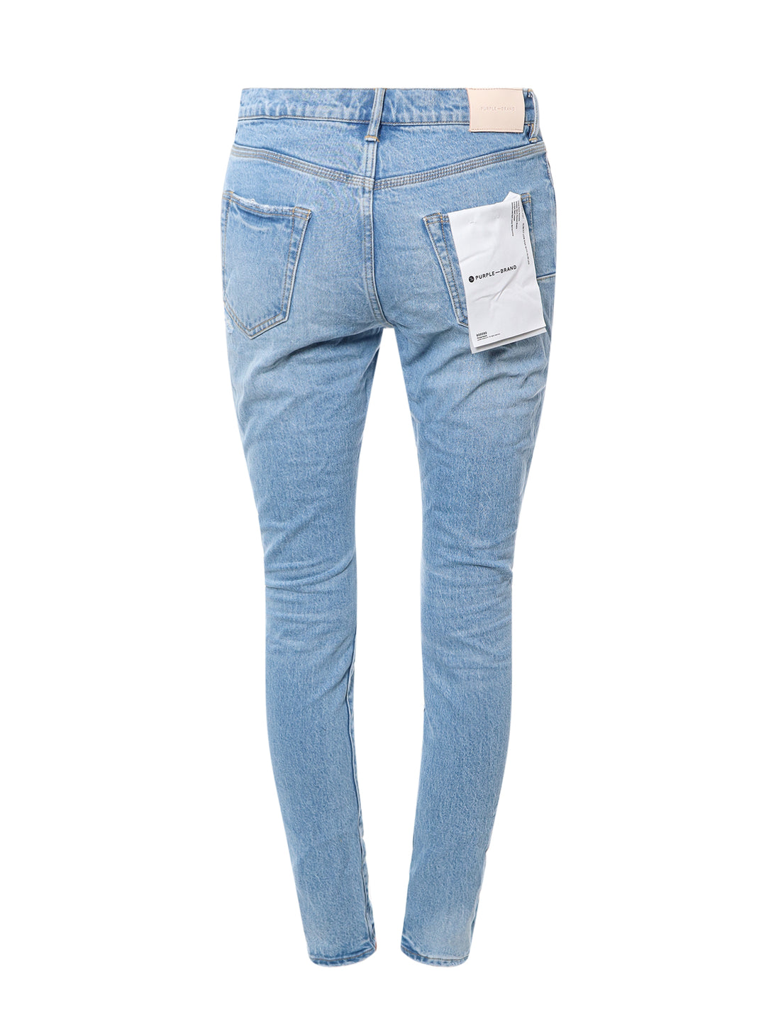 Cotton jeans with back logo patch