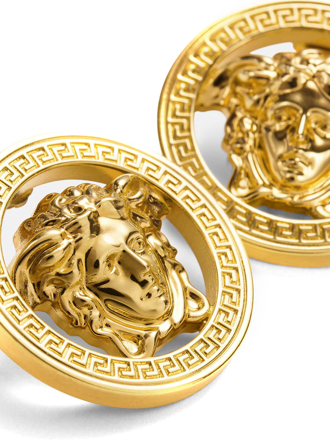 Medusa Gold metal earrings