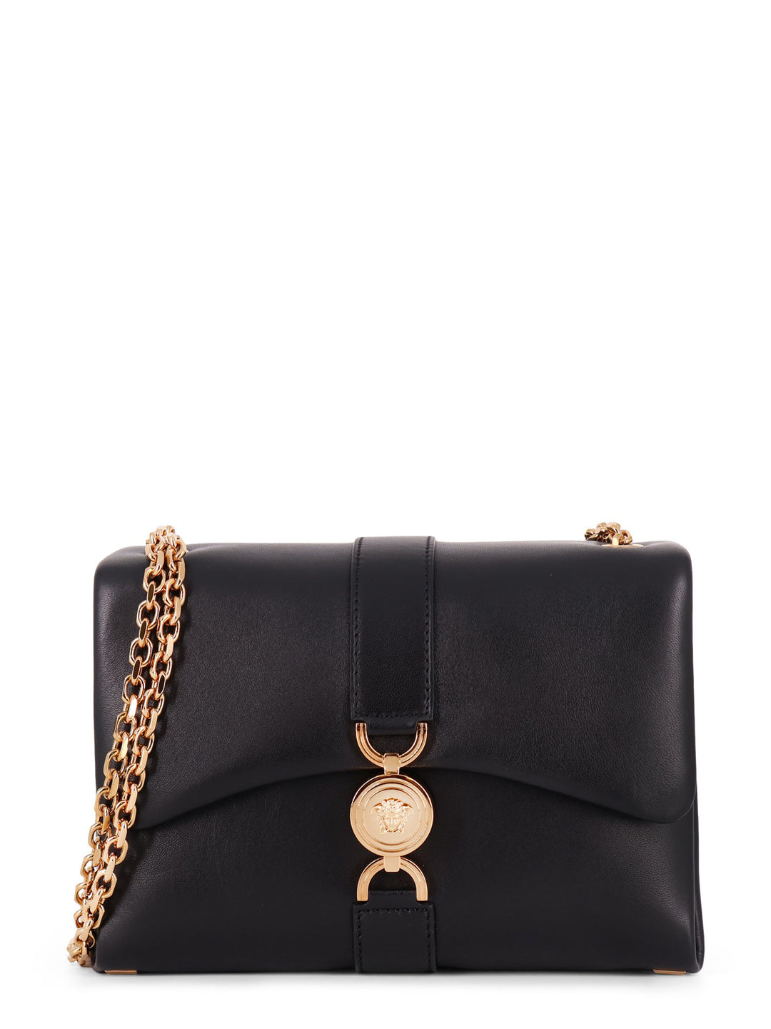 Leather shoulder bag with Medusa '95 detail